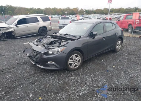 2015 Mazda Mazda3 I Sport z USA, uszkodzony, nr VIN 3MZBM1K74FM155814
